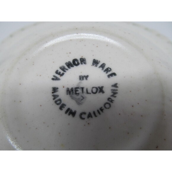 Metlox Vernon Ware Vinyard Set Of 4 Vintage 6 " Dessert Fruit Bowls VGC - Picture 5 of 9